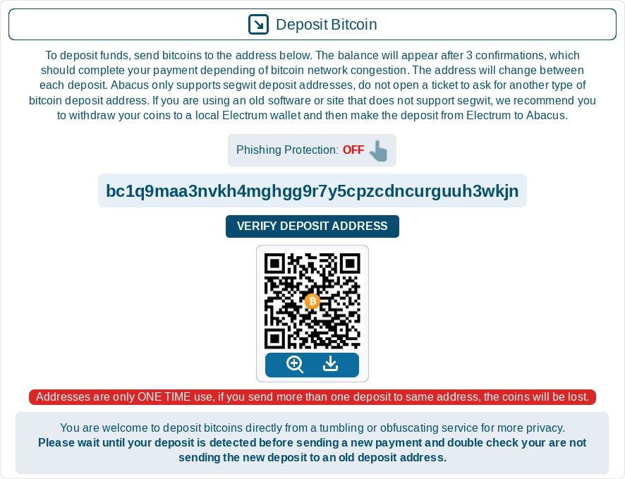 Bitcoin Deposit Illustration